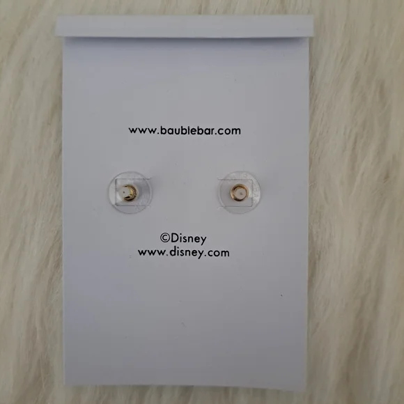 BaubleBar X Disney Valentine's Day Minnie & Mickey Kissing Stud Earrings - Picture 5 of 5